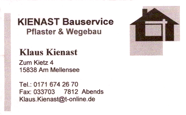 Kienast Bauservice – Pflaster & Wegebau